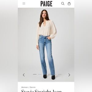 PAIGE Stevie Straight Leg Jean